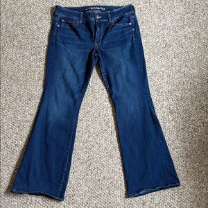 American Eagle Outfitters Dark Blue Flare Jeans